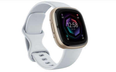 Google Fitbit Sense 2   Smartwatch Damen /Herren Fitnessuhr mit integriertem GPS