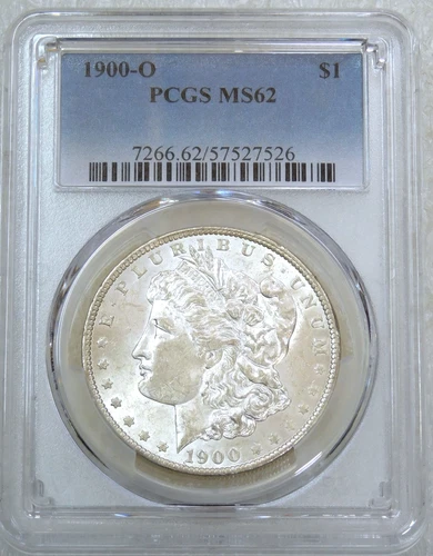 1900 O Morgan Silver Dollar PCGS MS62 Frosty Just Graded New Holder #Q279B