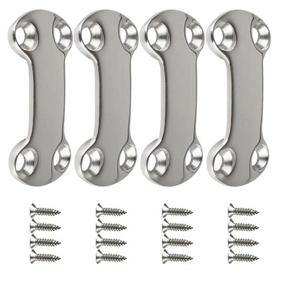 Marine Pad Eye Loop Set 4tlg 316 Edelstahl Deckplatten für sichere Ladung