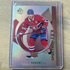 ✅ 2024-25 Upper Deck SP Authentic Hockey Spectrum FX Bounty Nick Suzuki