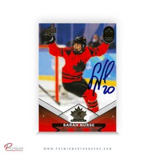 Sarah Nurse Team Canada Auto 2025-26 Tim Hortons Card #88