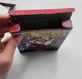 Virtual Boy Wario Land Secret Treasure Of The Awazon W/Game, Insert,Box & Extras