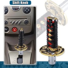 Auto Gang Schalthebel Schaltknauf Klassische Muster Schwarz Rot 10cm 