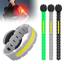 LED Wristband Light Armband Night Running Safety Bracelet USB Rechargeable