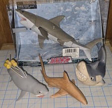FOUR VERY COOL Vintage Shark Collectibles! LooK