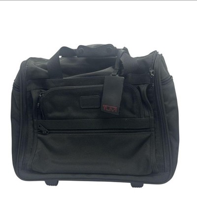 TUMI Business Carry 2Wheel Carryon Black Travel Used