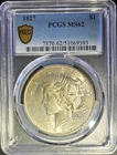1927-P PCGS MS62 Peace - Less Than 1 Million Minted - Strong Strike