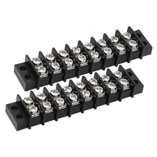 MGI Speedware 6 Circuit Double Screw Terminal Junction Block 300V/20A Row Barri