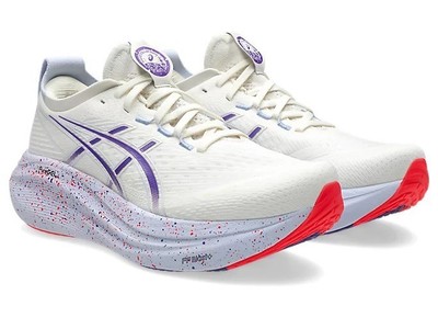 ASICS GEL-NIMBUS 27 TOKYO 1011C120 500 Cream Edo Purple Laufschuhe