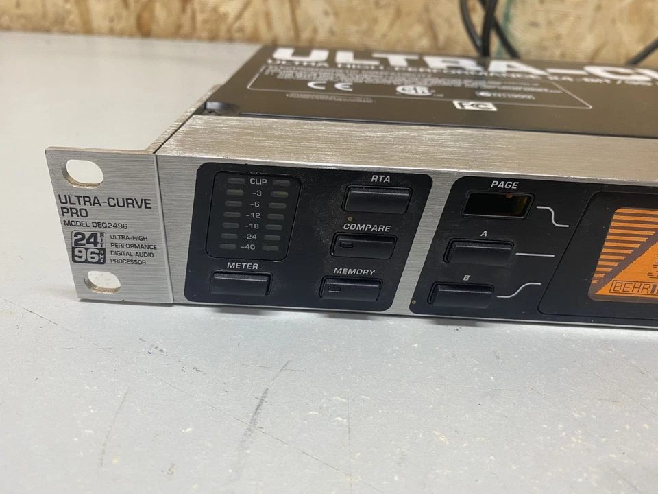 Behringer Ultra-Curve Pro DEQ2496 24-Bit Digital Audio Processor Rack - Image 4 of 4