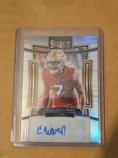 2023 Panini Select - Signatures Charvarius Ward #SIG-CWA Silver Prizm /399 (AU)