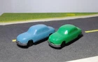 CADUM PAX HO PANHARD DYNA Z lot blue + green PLASTIC HO 1/87 VERY GOOD CONDITION