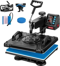 VIVOHOME Multifunctional Swing Away Printing Sublimation Heat Press 12" x 15"