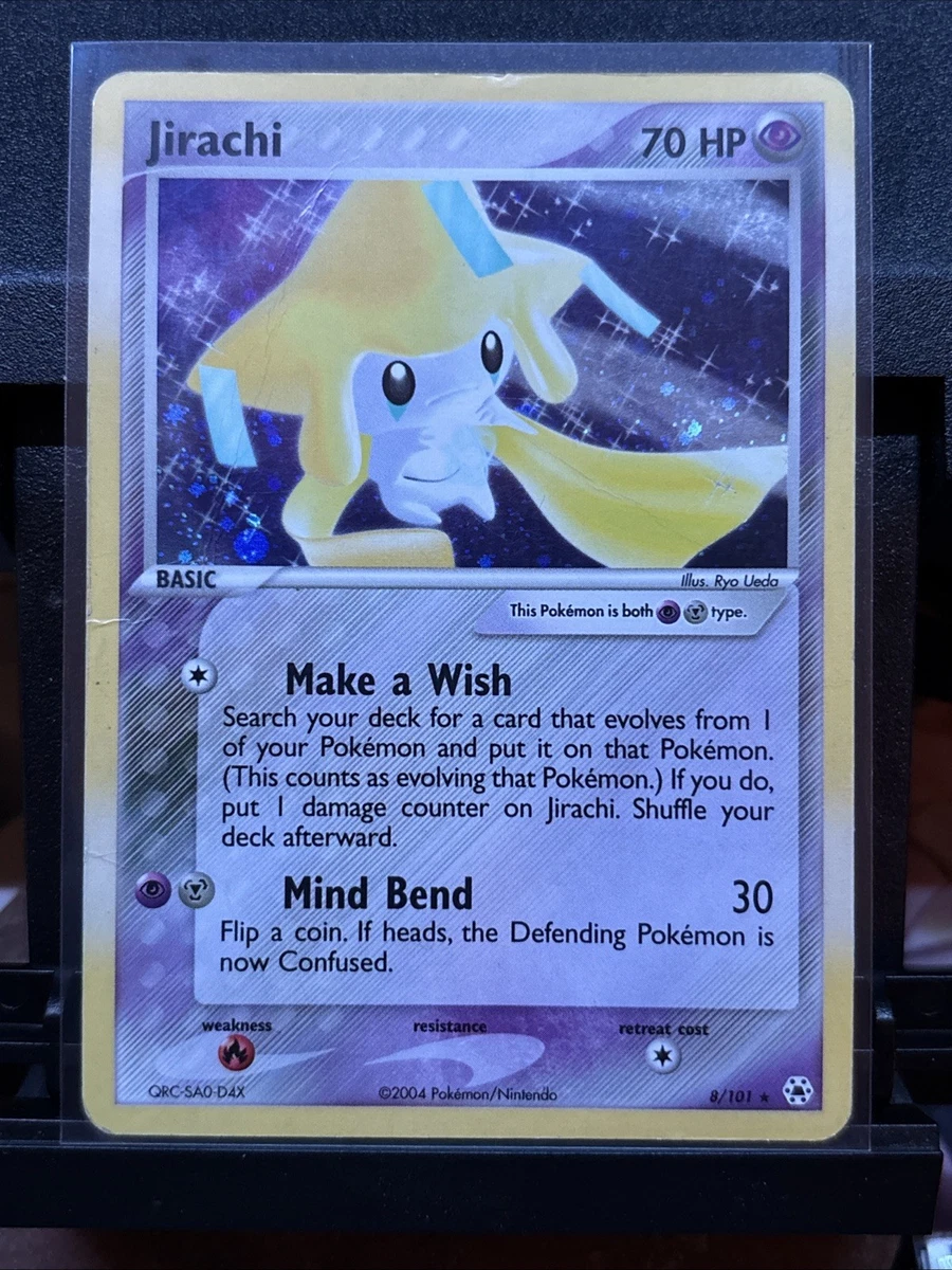 25th anniversary pokemon cards jumbo Pokemon Center Original Pokemon Card Game Deck Shield Premium Gloss Jirachi  Star Link – BanzaiHobby main image 1
