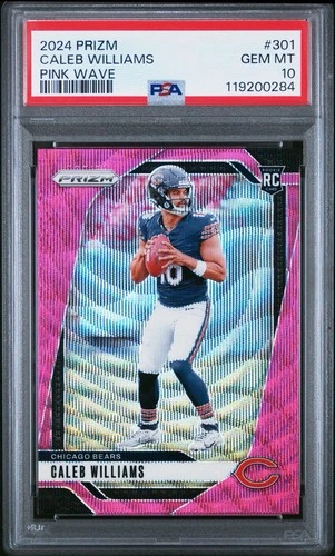 2024 Panini Prizm - Rookies Caleb Williams #301 Pink Wave Prizm (RC) PSA 10 💎