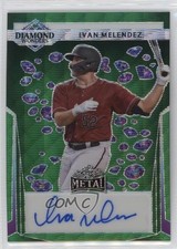 2023 Leaf Metal Diamond Wonders Green Wave 1/5 Ivan Melendez #DW-IM1 Auto 4z8