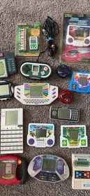 vintage handheld video game consoles lot