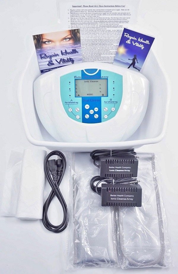 Ionic Detox Foot Bath Machine - Cleanse Pro Dual Unit Single