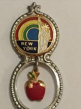 Vintage Souvenir Spoon US Collectible New York Statue Of Liberty Big Apple