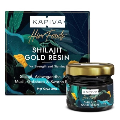 Kapiva Shilajit Gold Resin   Natural Companion for Strength and Stamina (pack 1)