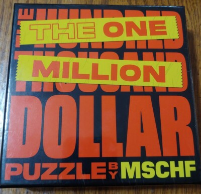 The One Million Dollar Puzzle by MSCHF-  NEW Unopened 