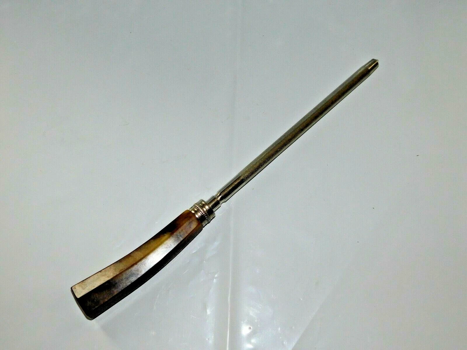 Vintage Bakelite Sharpening Steel Honing Rod Handle 7" Rod