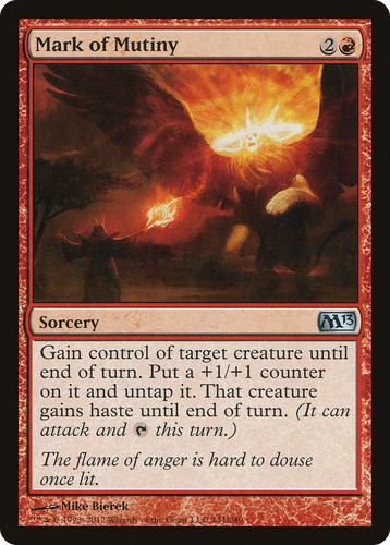 Mark of Mutiny *Uncommon* Magic MtG x1 M13 SP | eBay