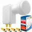 TWIN-LNB-DIGITAL-2-Teilnehmer-0-1dB-3D-4K-UHD-Full-HD-SKY-TESTSIEGER-SEHR-GUT Indexbild 1