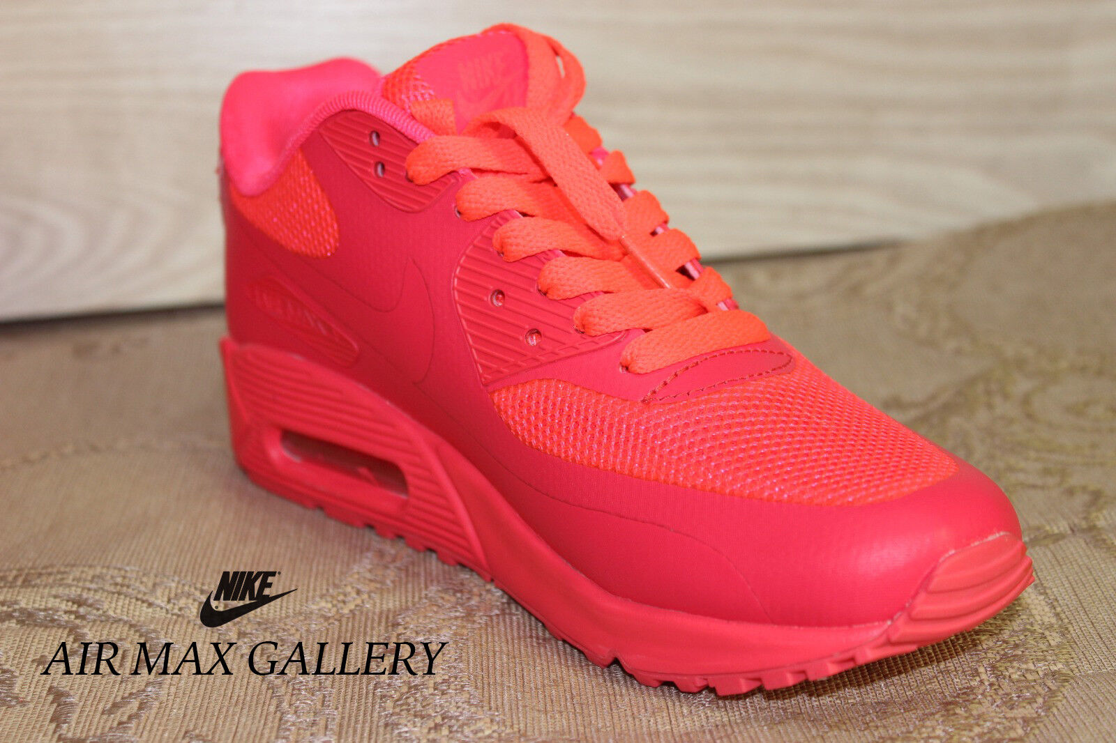 Brandmand Lav en snemand had Nike Air Max 90 Premium Hyperfuse PRM HYP Solar Red 454446-600 SZ 5.5 | eBay