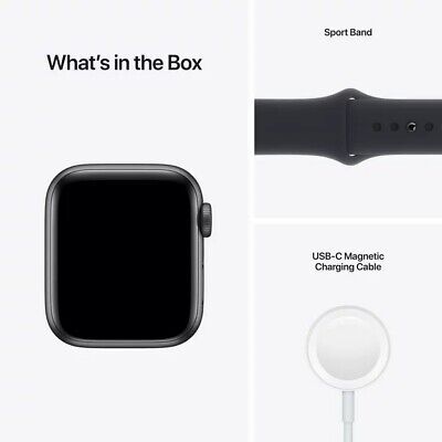 Apple Watch SE 40mm Space Gray Aluminum Case with Black Apple Watch SE 40mm Space Gray Aluminum Case with Black
