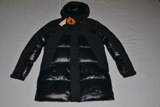 Save The Duck Unisex Luma Invernale con Cappuccio Piumino Nero S Nuovo Originale