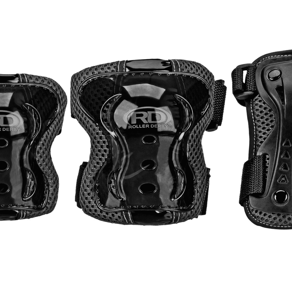 Roller Derby Protective Pack, Knee Pads, Wrist Guards, Elbow Pads eBay