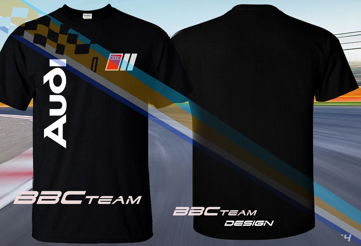 NEW SHIRT AUDI VINTAGE LOGO RACING TEAM SPORT T SHIRT Q7 RS5 TT A