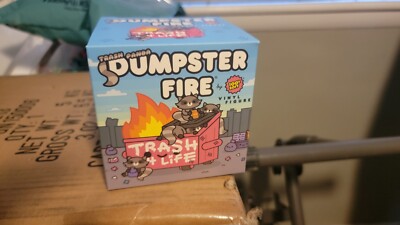 New 100% Soft NYCC 2023 Exclusive Trash Panda Raccoon Dumpster Fire (Box Damage)