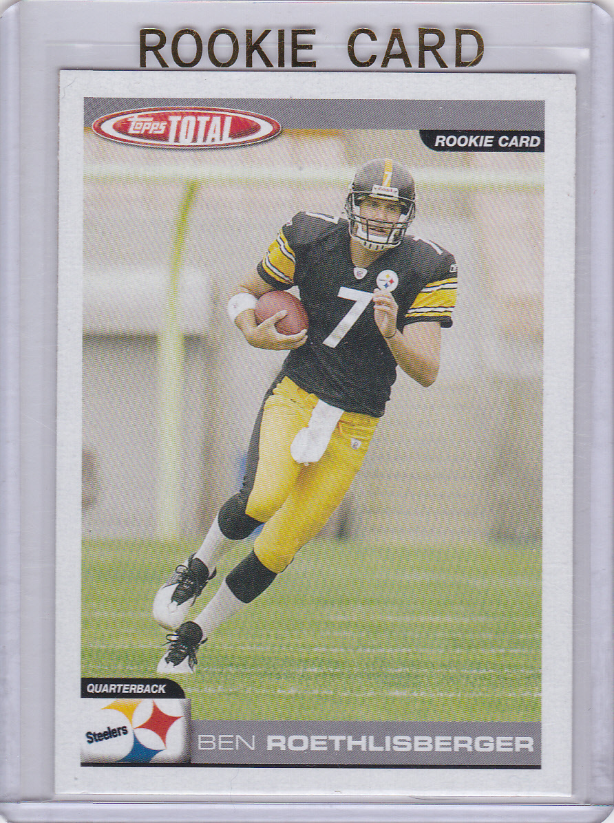 BEN ROETHLISBERGER 2004 Topps Total STEELERS ROOKIE CARD