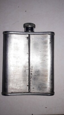 ヴィンテージ 6 オンス ステンレス ヒップフラスク Old Vintage Hip Flask Made in England 6oz, Stainless Steel | eBay