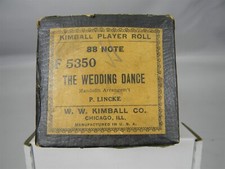 The Wedding Dance , P. Lincke - 88 Note Kimball Player Piano Roll - PR3