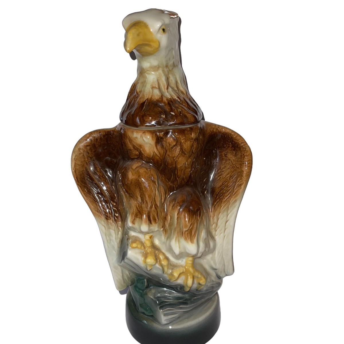 Jim Beam Eagle Decanter 1966 Hand Crafted by Regal China 12-1/2