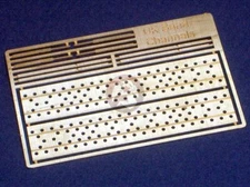Resicast 1/35 British UK Pattern Sand Channels w/Fixation Brackets (4 pc) 352345