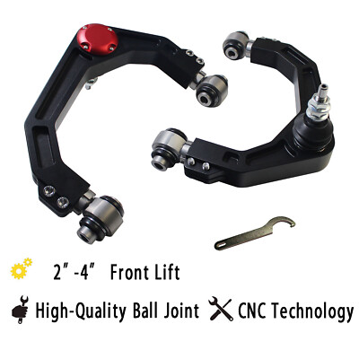 2PCS For 2004-2022 Ford F-150 2''-4'' Lift Kit  Forged Aluminum Upper Control Arm