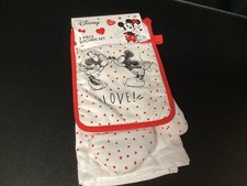 Disney Mickey and Minnie Mouse Kitchen Set Pot Holders and Towel Set