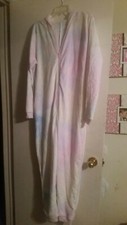 Pijama Unicornio, Talla Grande Colores Suaves Rosa y Crema $12.99