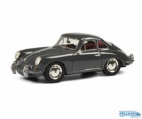 Schuco Pkw-Modell Porsche 356 Sc Grau 450879500