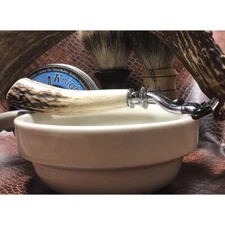 Custom Antler/Stag Handle Mach 3 Shaving Razor (Handcrafted in USA)