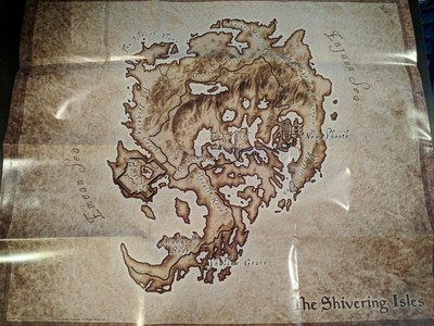 Oblivion Shivering Isles Map