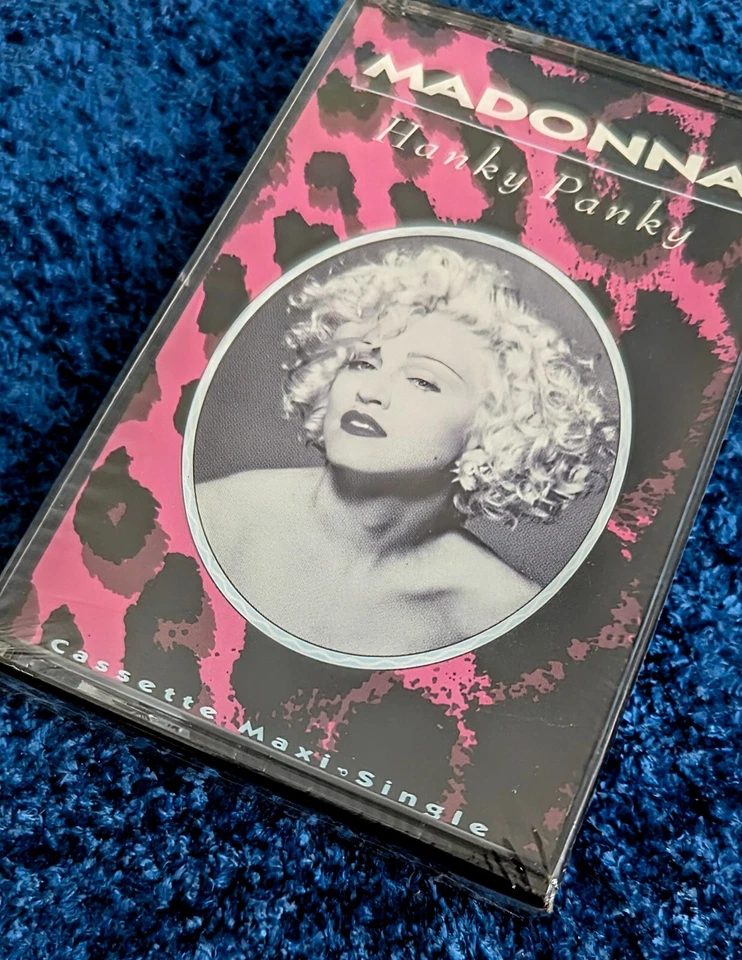 MADONNA SEALED HANKY PANKY CASSETTE MAXI BLACK BOX TAPE US 1990 I'm Breathless - Image 2 of 4