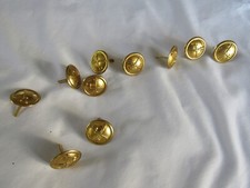 9 model 1881 side  calvary hat buttons, originals