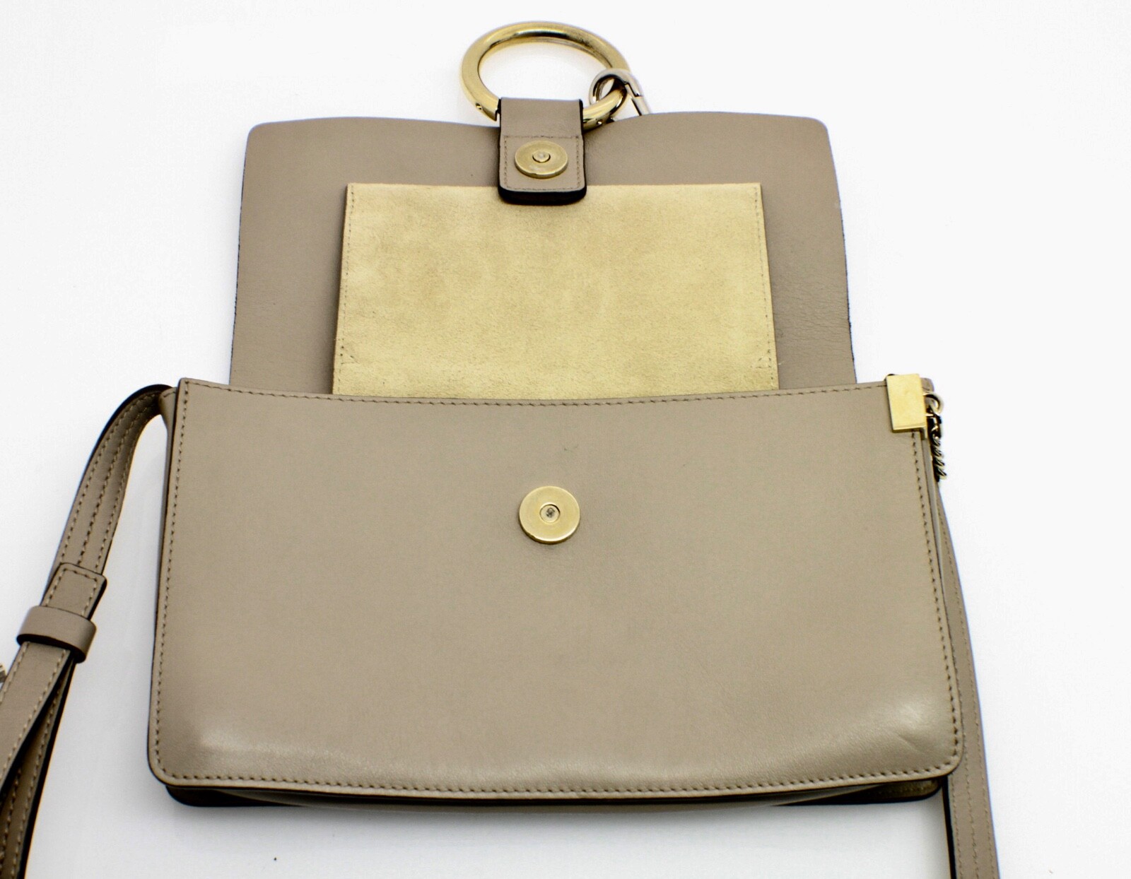 Chloe Faye Motty Grey Medium Shoulder Bag Women image 10