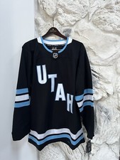 AUTHENTIC Utah Hockey Club Fanatics Black Home Premium Jersey Sz. 52 NEW ✅🏒✅