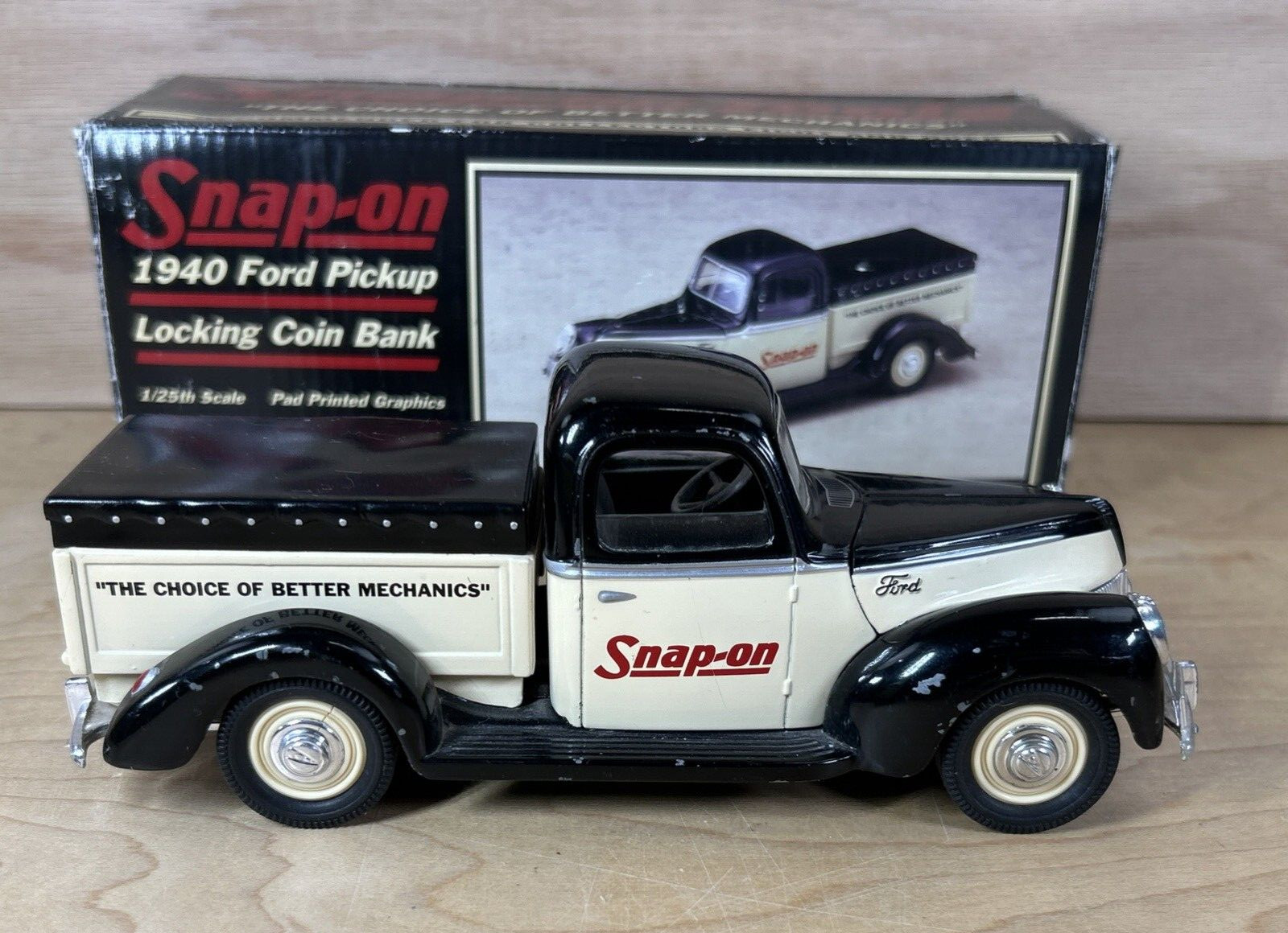 Snap On Tools 1940 Ford Pickup Collector Limited Edition #6171 Locking Coin Bank